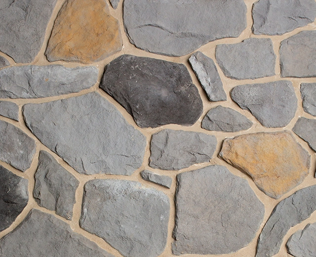 Eccentric stone veneer style