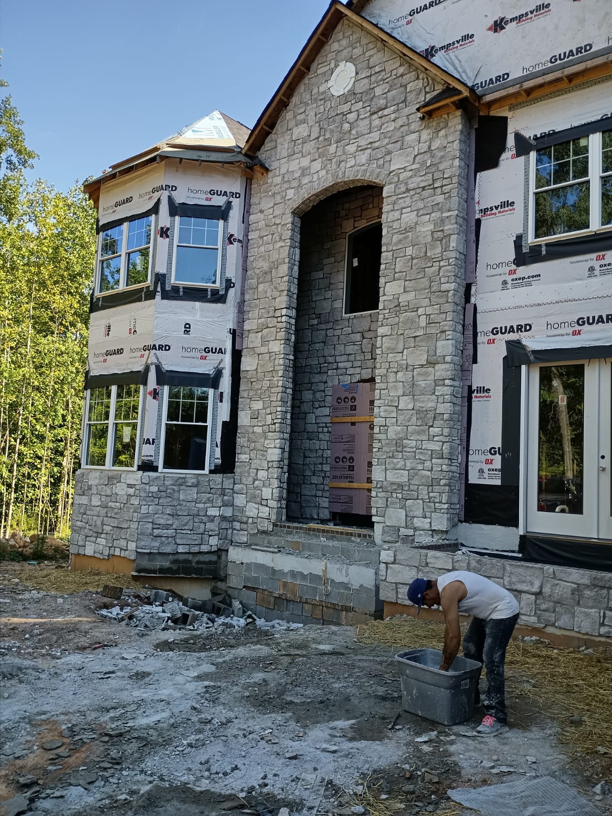Full Stone Veneer Installation project 5