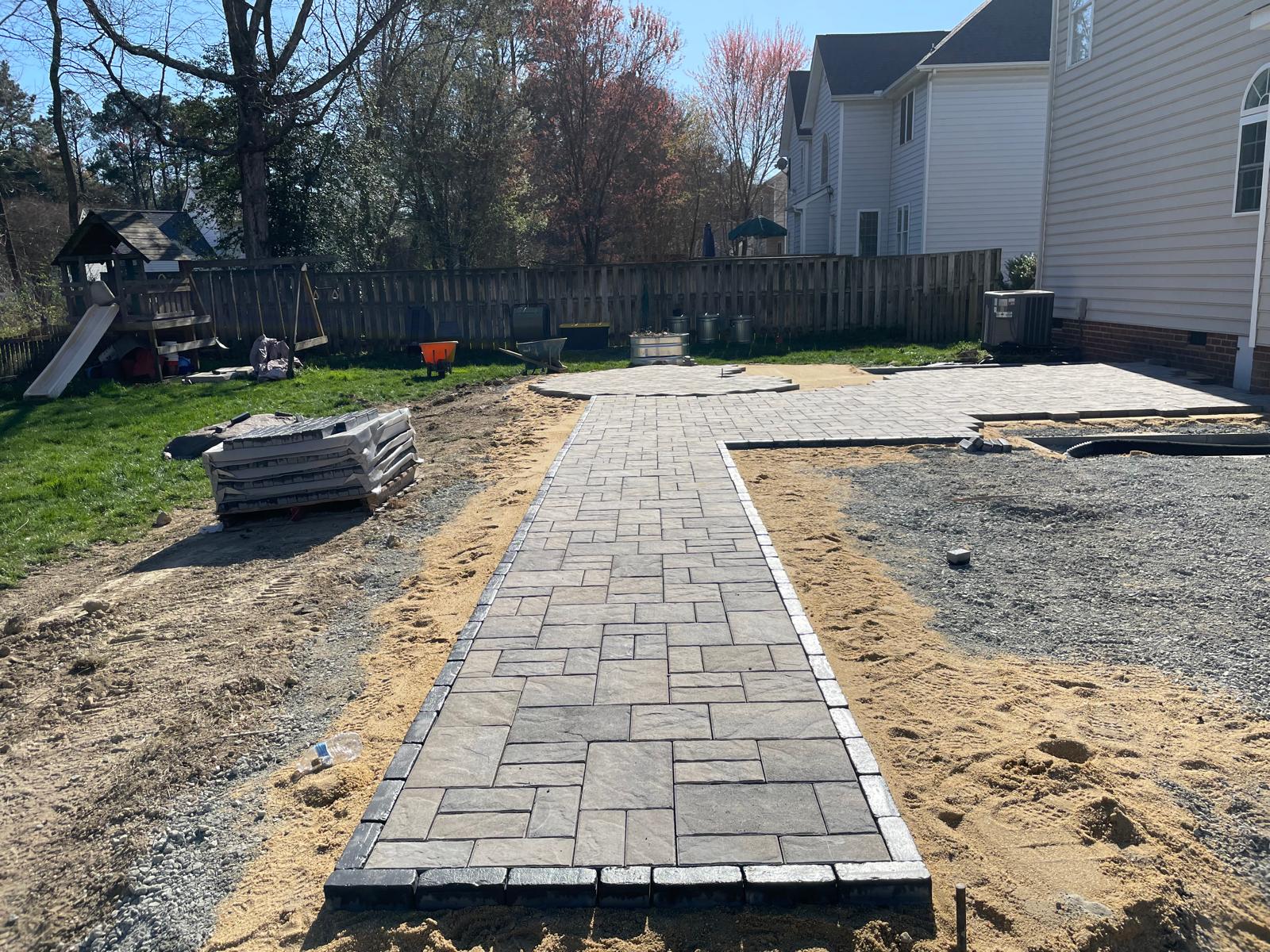 Walkway and pathway project 1