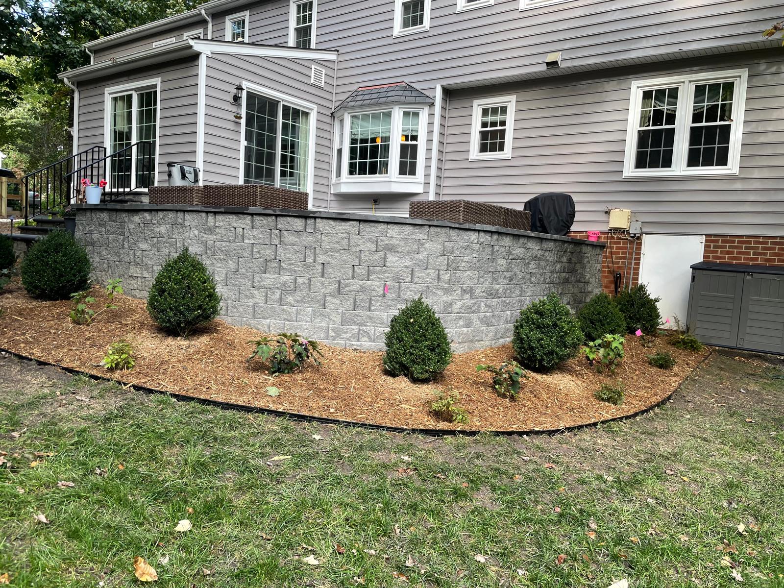 Retaining wall project 1