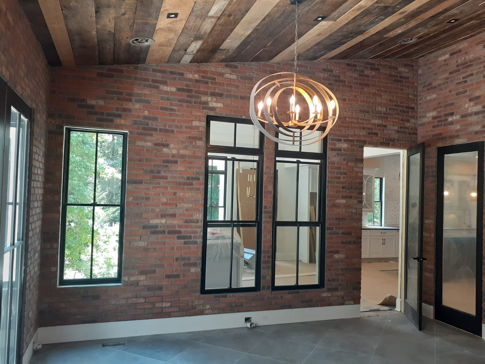 Veneer and accent wall project 1