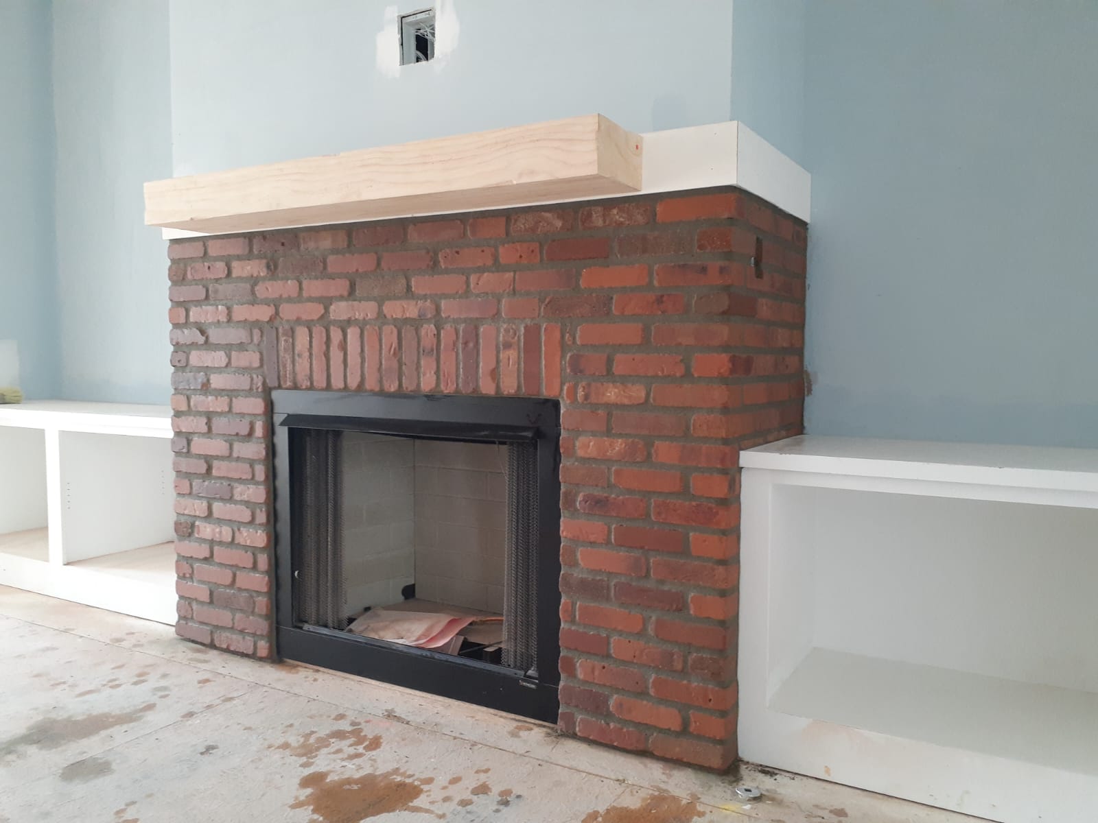 Veneer and accent wall project 3