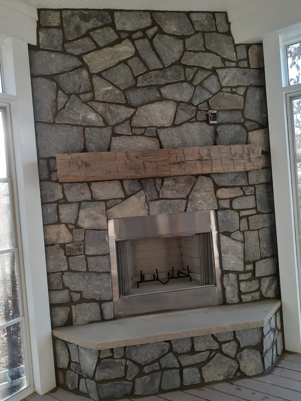 Veneer and accent wall project 5